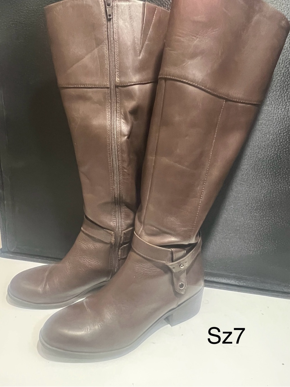 Alfani Brown Knee High Riding Boots